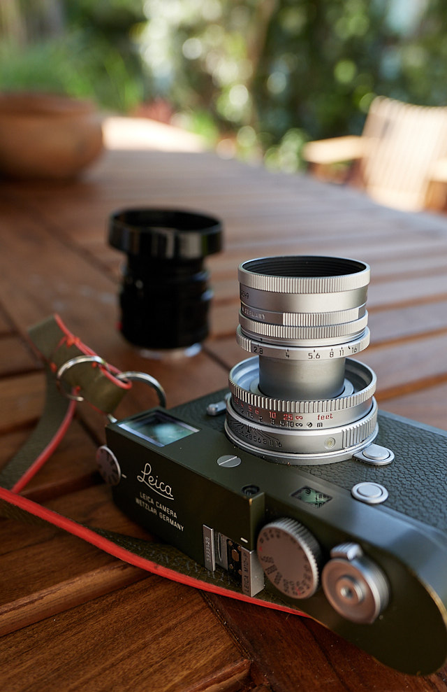 The Leica M10-P Safari with the beautiful Leica 50mm collapsible f/2.8 Elmarit. © Thorsten Overgaard. 