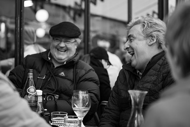 Lunch break in the workshop in Paris. Photo by Jonathan de Rudder.