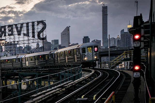 "Seven Train, Queens" by Birgit Krippner. 