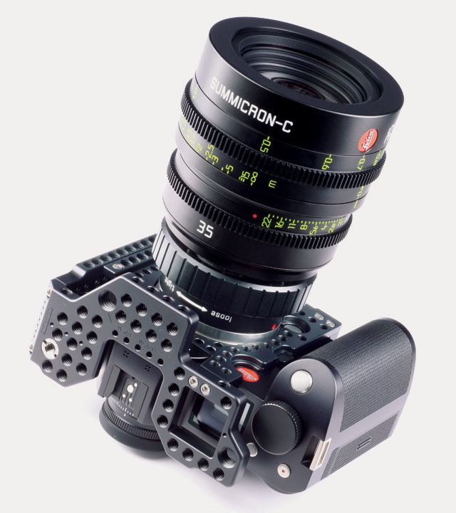Leica SL 601 with Full Metal Jacket MJ_H1 adapter for Leica Cine lenses