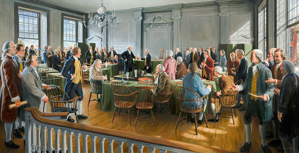 An 28mm view on life: “Signing of the American Constitution” by Sam Knecht