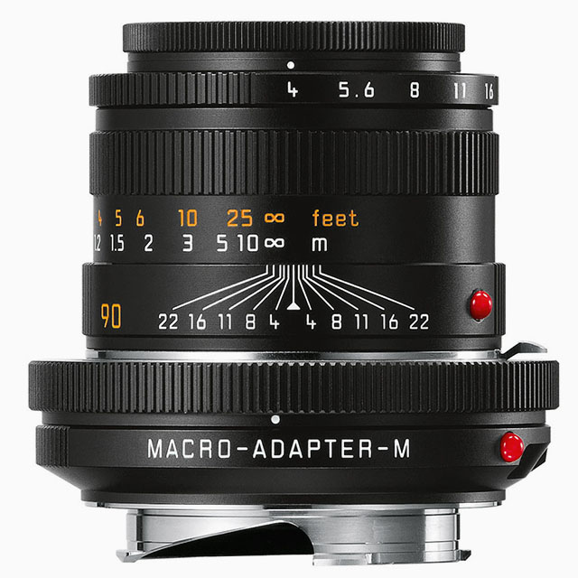 The current macro kit consisting of the excellent 90mm Macro-Elmar-M f/4.0 and the Macro-Adapter-M. The kit sells for a little less than $4,000 while the adapter itself without lens is $695.