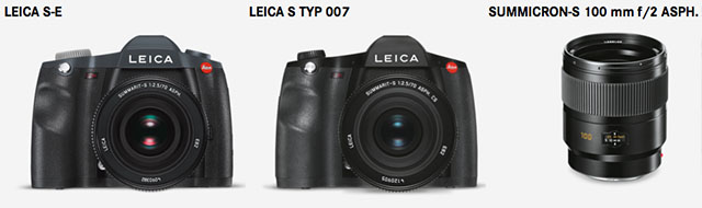 Leica S-E and Leica S Typ 007 releases at Photokina 2014