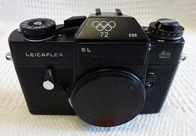 Black version of the Leicaflex limited edition 1972 Olympic Games in Munich.