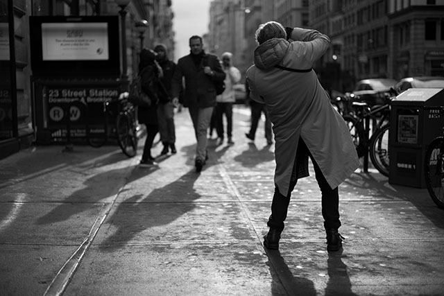 Out and about in New York with the Leica M9 earlier in February 2018. Photo by Philip Koury.