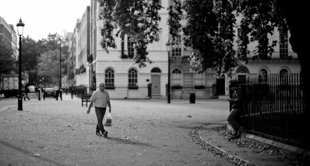 Fitzroy Square in London. Leica M 240 with 50mm Noctilux-M ASPH f/0.95. © 2013-2016 Thorsten Overgaard.
