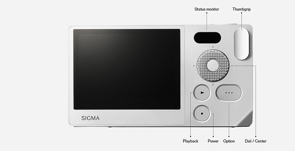 The Sigma BF come in silver and black. Design reminds you of classic Braun design. 