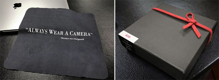 All orders comes with box and complimentary "Always Wear a Camera" ..!